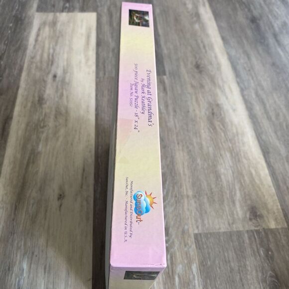 Sunsout evening at grandma's 500 pc jigsaw puzzle 18"x24" Complete - Picture 2 of 5